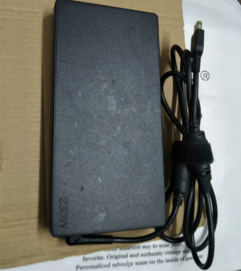 联想原装电源 230W 正常使用，实物图片...