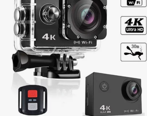 4K高清潜水运动相机摩托车自行车头盔骑行防...