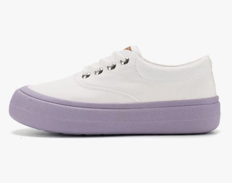 大孚飞跃夏季新款馒头鞋女鞋潮流百搭帆布鞋面...