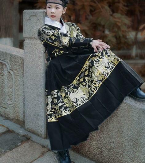 【童装瑞龙吟】如梦霓裳原创汉服女童男童贴里...