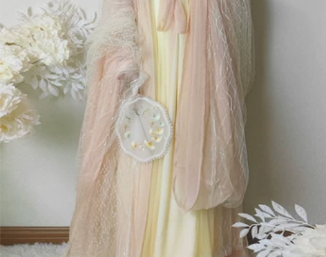 十二花神芙蓉诃子裙汉服女原创大袖衫飘逸仙女...