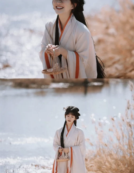 神明少女汉服女夏季魏晋古风中国风广袖流仙裙...