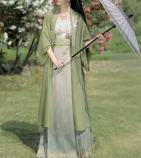 送！送！送！ 柒邑汉服女明制合领衫茗茶， ...