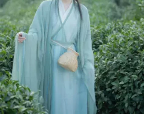 司南阁原创清平调子宋制汉服淡绿外层交领衫 ...