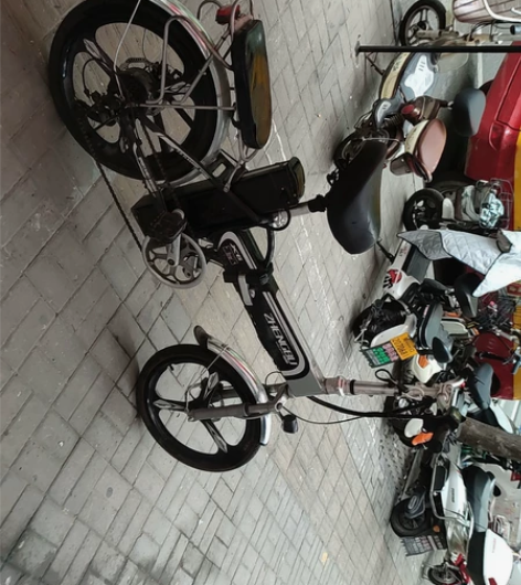 48V21A理电自行车，可折叠。带助力，手...