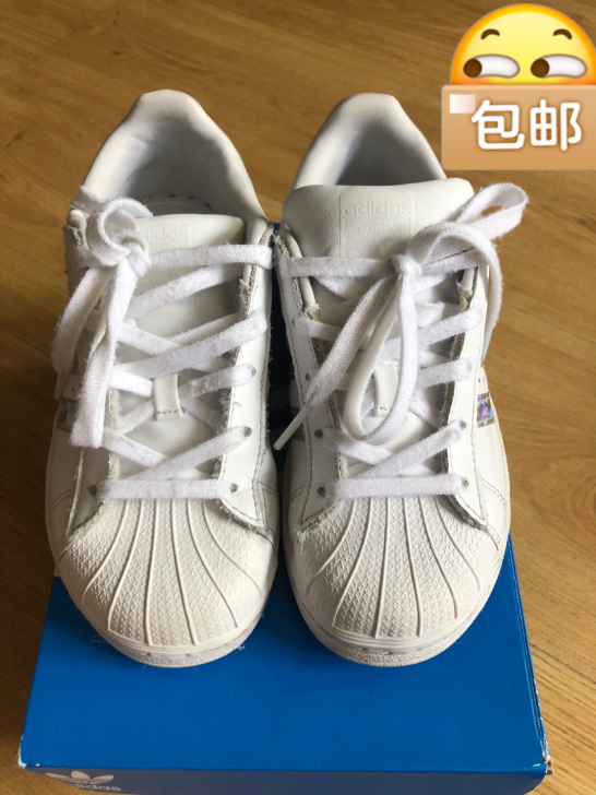 阿迪达斯三叶草运动鞋13K，31码，9新