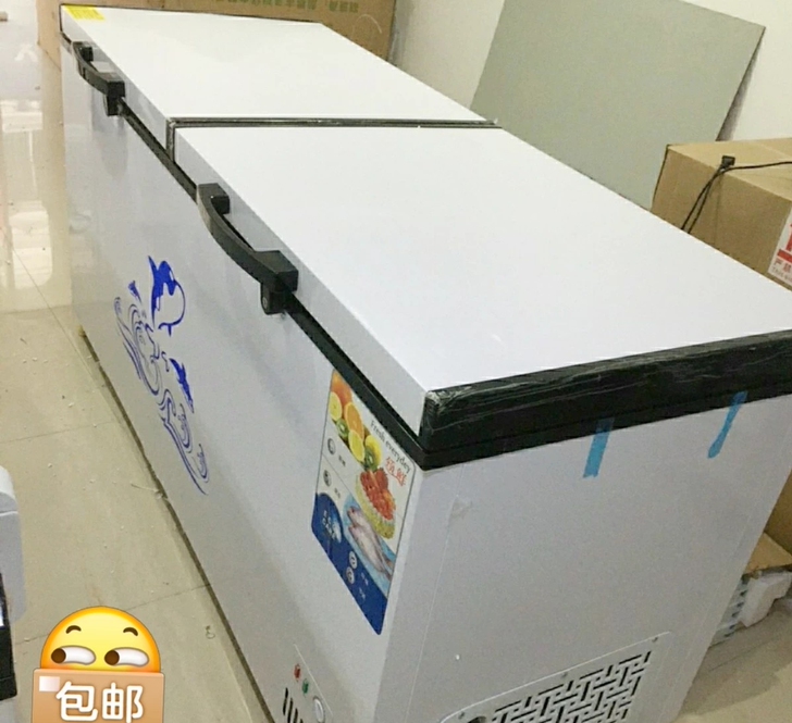 全新【全新包邮】商用大容量冰柜卧式冷藏冷冻...