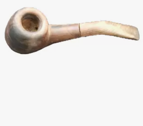 老物件实木手工打磨木质烟斗 檀木老料老作坊...