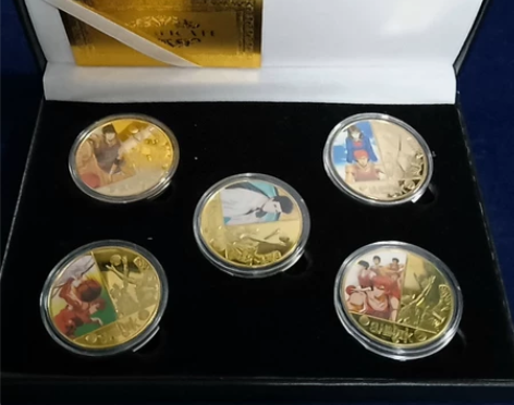 灌篮高手SLAM DUNK纪念币五枚一盒 ...