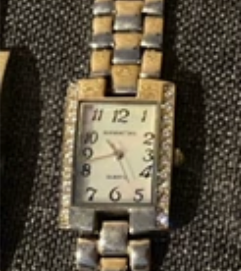 女生钢带方形复古商务中古手表 9成新