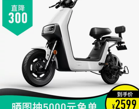 【门店自提】小牛电动G0 40新国标锂电池...