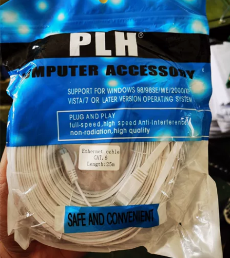 六类千兆扁线网线扁平超薄纯铜芯家用方便布线...