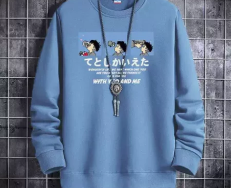 加绒加厚卫衣男宽松大码外套青年秋冬季长袖T...