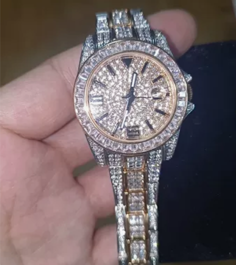 新款正品蒂玮娜davena时尚高端镶钻手表...