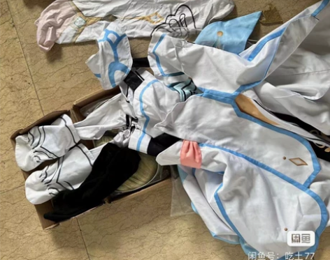 原神荧cos大全套 剑折断了，需要自己用胶...