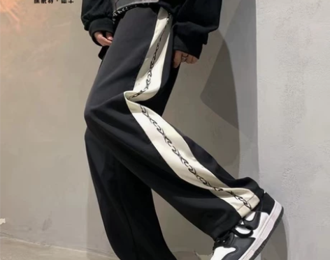 休闲裤男潮牌春季宽松百搭直筒裤港风韩版潮流...