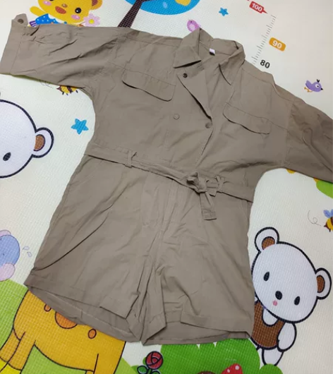 工装连体裤，均码-宽松版， 适合身高170...