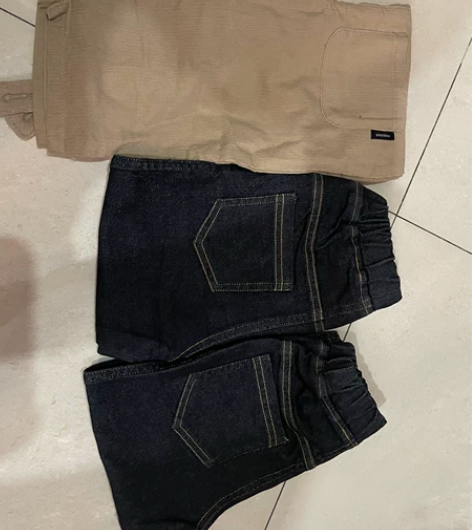 #清衣柜#3条全新裤子打包转让，分别100...