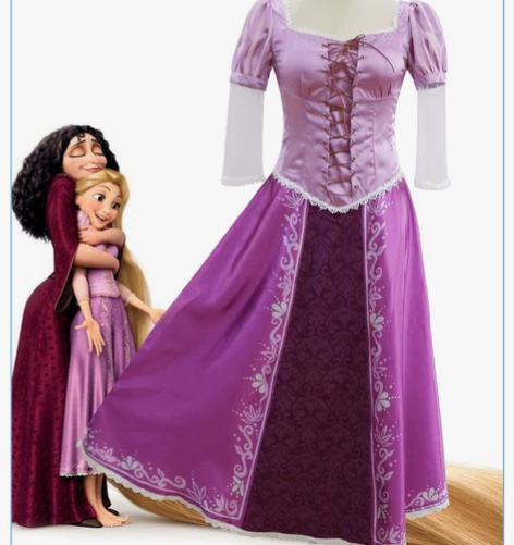 现货魔发奇缘cos服长发公主cosplay...