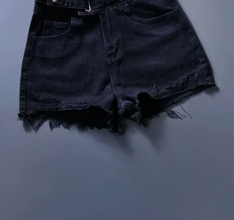 牛仔短裤 牛仔短裤新品2021年高腰新款欧...