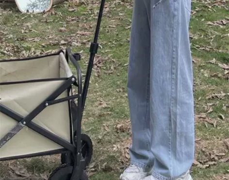 高腰蝴蝶结牛仔裤女韩版新款阔腿裤秋夏宽松i...