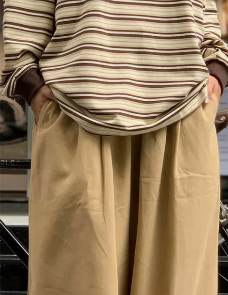 裤子长裤潮牌ins高街风日系复古直筒工装裤...