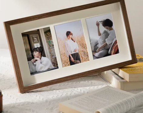 相框摆台多联连体组合木质画像框洗照片客厅房...