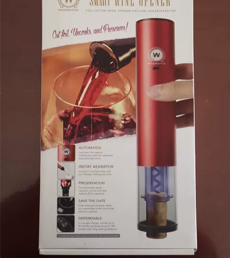 全新，电动三合一红酒开瓶器，电动开瓶，抽真...