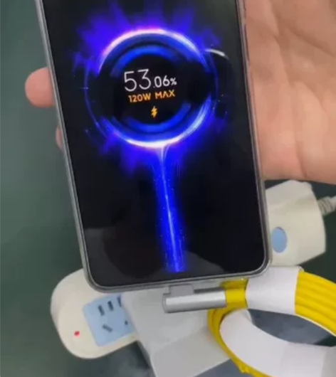 适用小米120W弯头超级快充数据线红米K5...