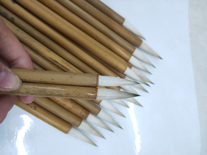 80年老毛笔    羊紫兼毫