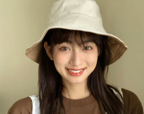 小物商店 质感超棒双面可戴纯色百搭休闲遮阳...