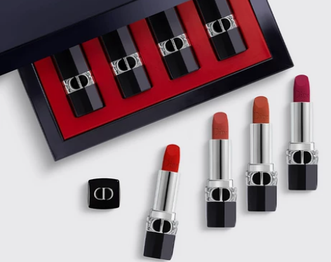 抢限时礼Dior迪奥烈艳蓝金迷你唇膏套组9...