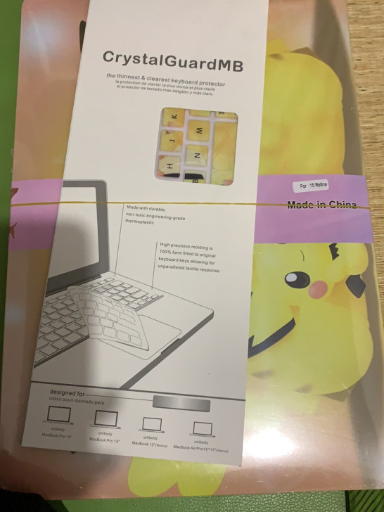 苹果电脑专用键盘膜，保护壳型号a1398 ...