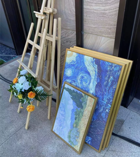 画架半价出，实木的 易拉宝落地展架 我买过...