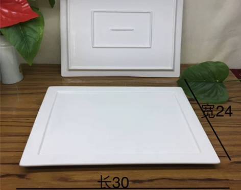 陶瓷调色盘，长方盘子画画调色盘水彩画调色板...