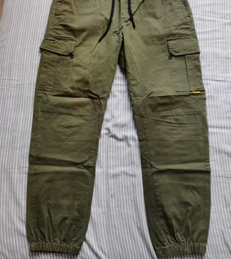 woodsoon工装裤休闲裤，军绿色，18...