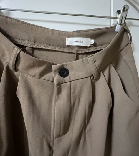 棕色阔腿裤 一次未穿 无吊牌 L M码 臀...