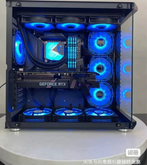 玩嘉机箱罗宾III黑色，支持10把风扇，3...