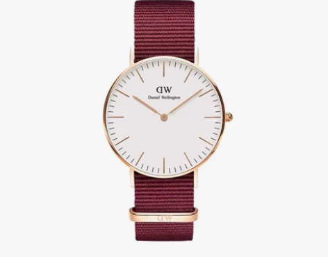 dw女士手表petite小表盘黑色时尚简约...