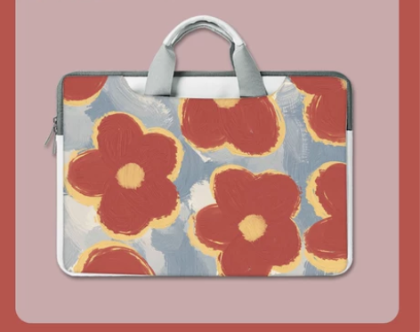 可爱手提笔记本电脑包女适用小米pro14华...