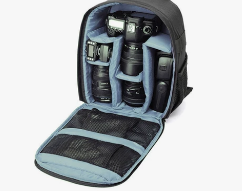 爆款秋季数码摄影相机包男女休闲双肩相机包镜...