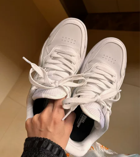 全新李宁36码白色板鞋休闲鞋运动鞋耐克斯凯...