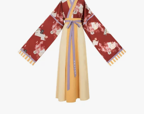 徐娇织羽集【打翻废纸篓 】汉服女晋制秋季交...