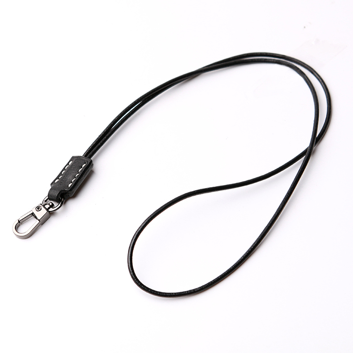 全新。真皮手机通用挂绳短个性证件套脖挂挂绳...