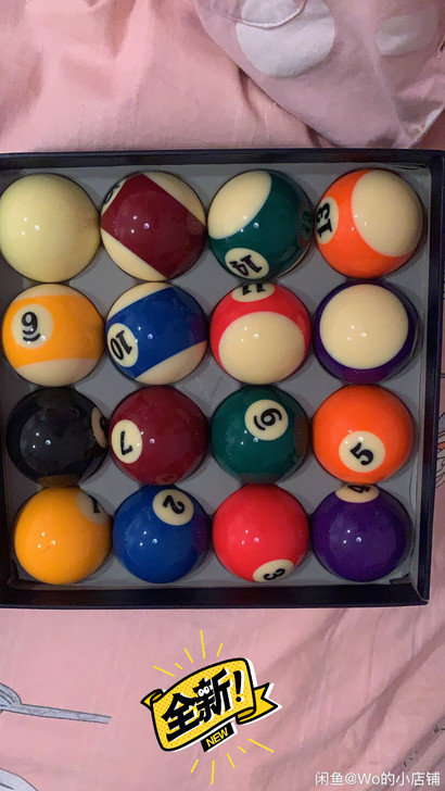 新康五星TV大号台球16彩水晶球