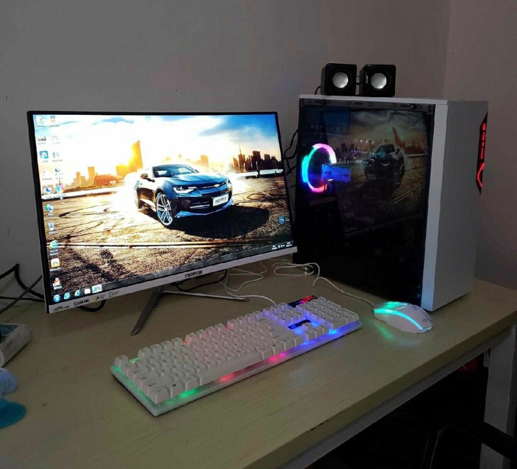 台式机台式电脑组装机吃鸡电脑主机高端游戏家...