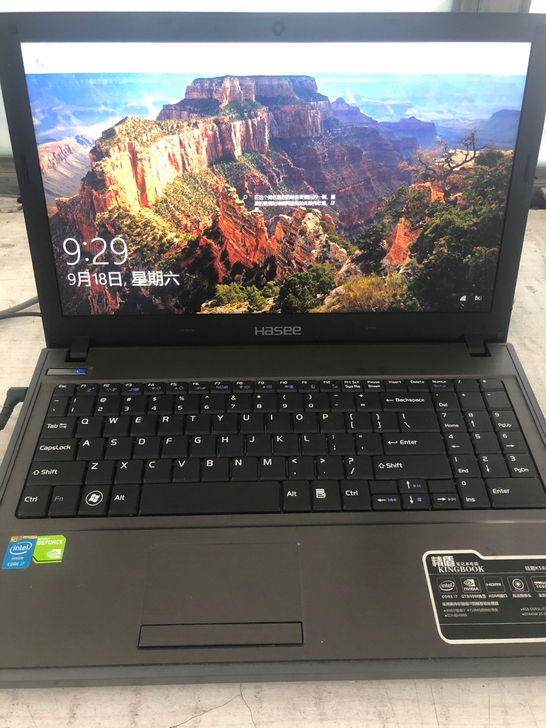 神舟游戏本,i7四代四核八线程处理器,4G...