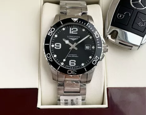 运动潜水浪琴康卡斯腕表男表全自动机械表石英...