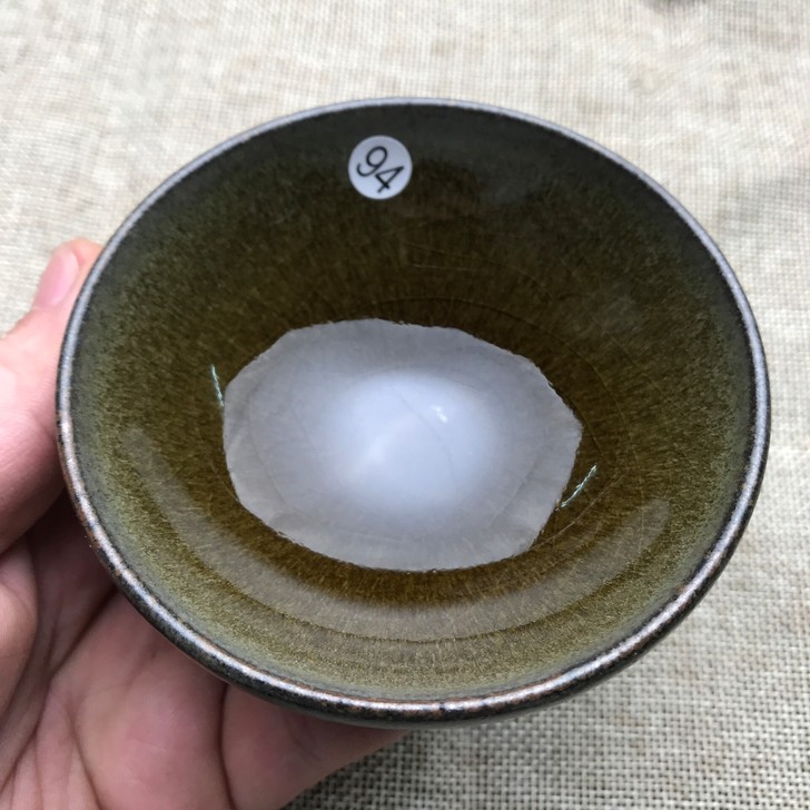 精品柴烧玉子建盏实力匠人，建盏名家。杨华华...