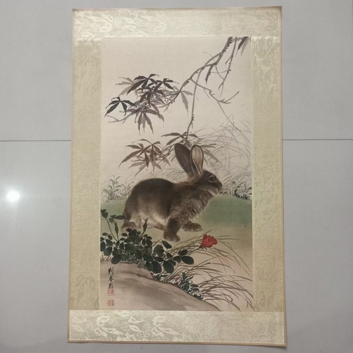 古宣纸未装裱画片 实物拍摄